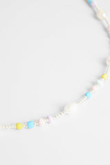 5mm Freshwater Pearl & Mixed Pastel Bead Necklace