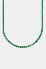 5mm Green Tennis Chain Choker