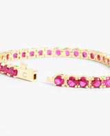 5mm Tennis Bracelet - Pink