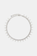 5mm Iced CZ Tennis Spike Choker