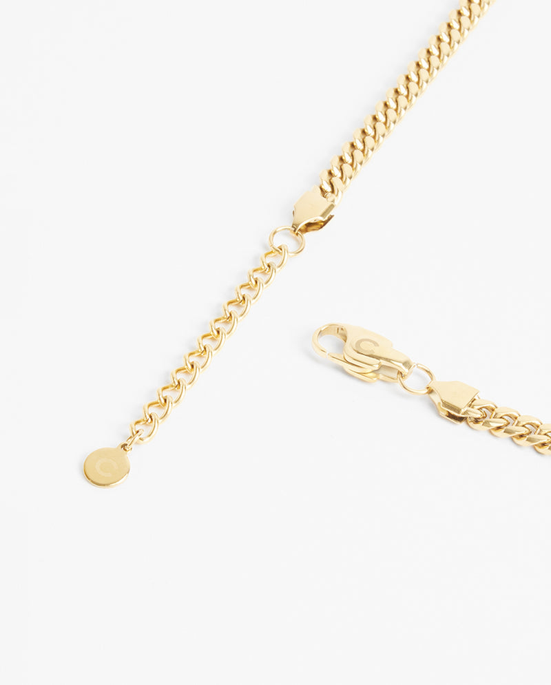 5mm Miami Chain - Gold