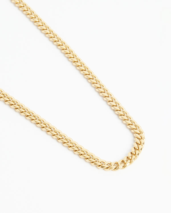 5mm Miami Chain - Gold