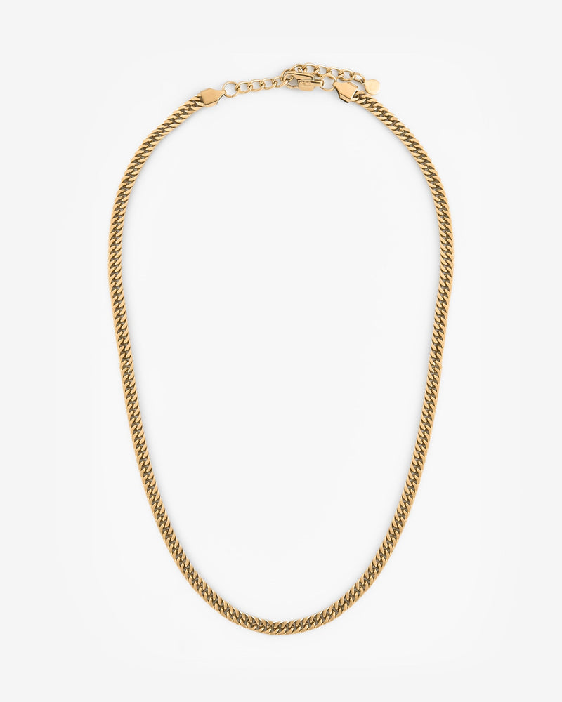 Square Cuban Chain - Gold