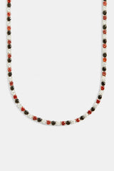 5mm Casino Tennis Chain - Red