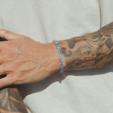 5mm Tennis Bracelet - Pale Blue - Cernucci
