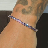 5mm Tennis Bracelet - Purple - Cernucci