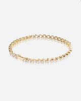 5mm Round Tennis Bracelet - Gold