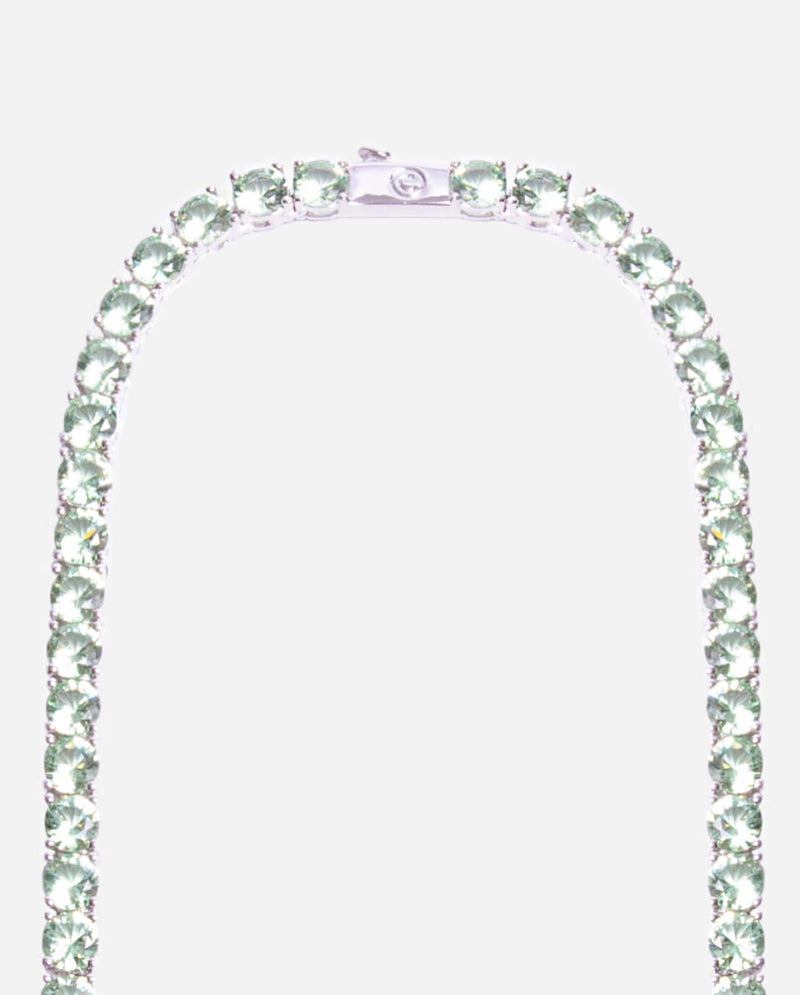 5mm Tennis Chain - Pale Green