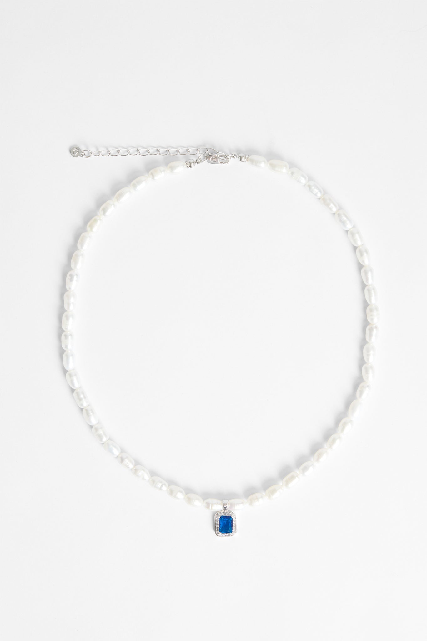 6mm Freshwater Pearl & Blue Gemstone Necklace – Cernucci US