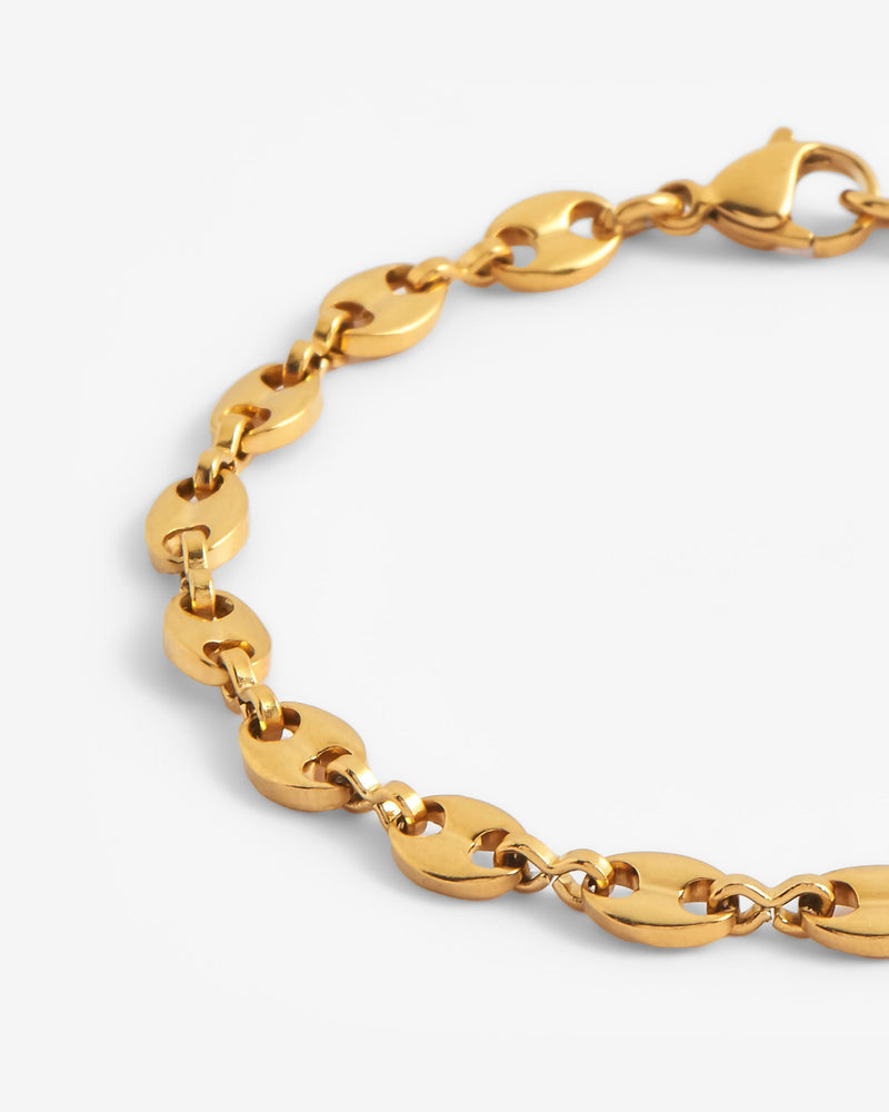 6mm Mariner Bracelet - Gold