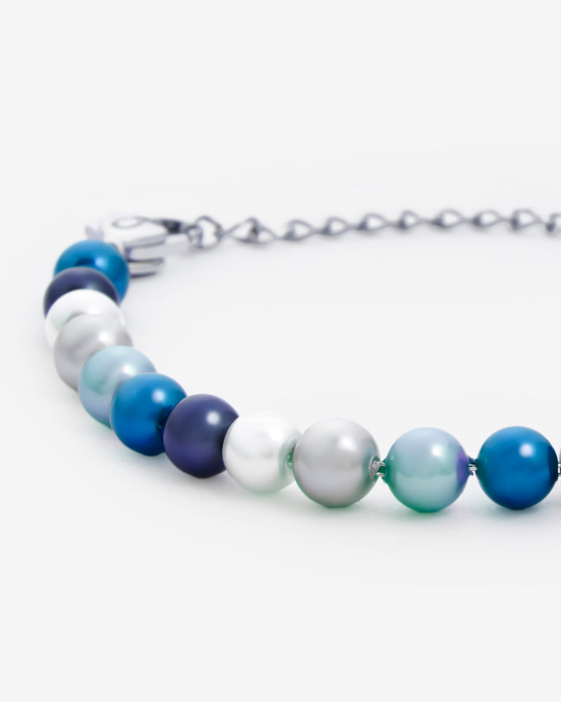 6mm Pearl Bracelet - Blue Multi