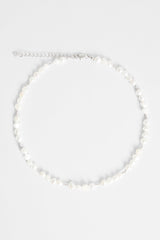 6mm Freshwater Pearl and Bead Cluster Necklace