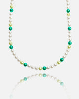 6mm Pearl Necklace - Green Alternate