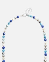 6mm Pearl Necklace - Blue Multi