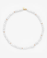 7mm Baroque Freshwater Pearl Necklace - Gold