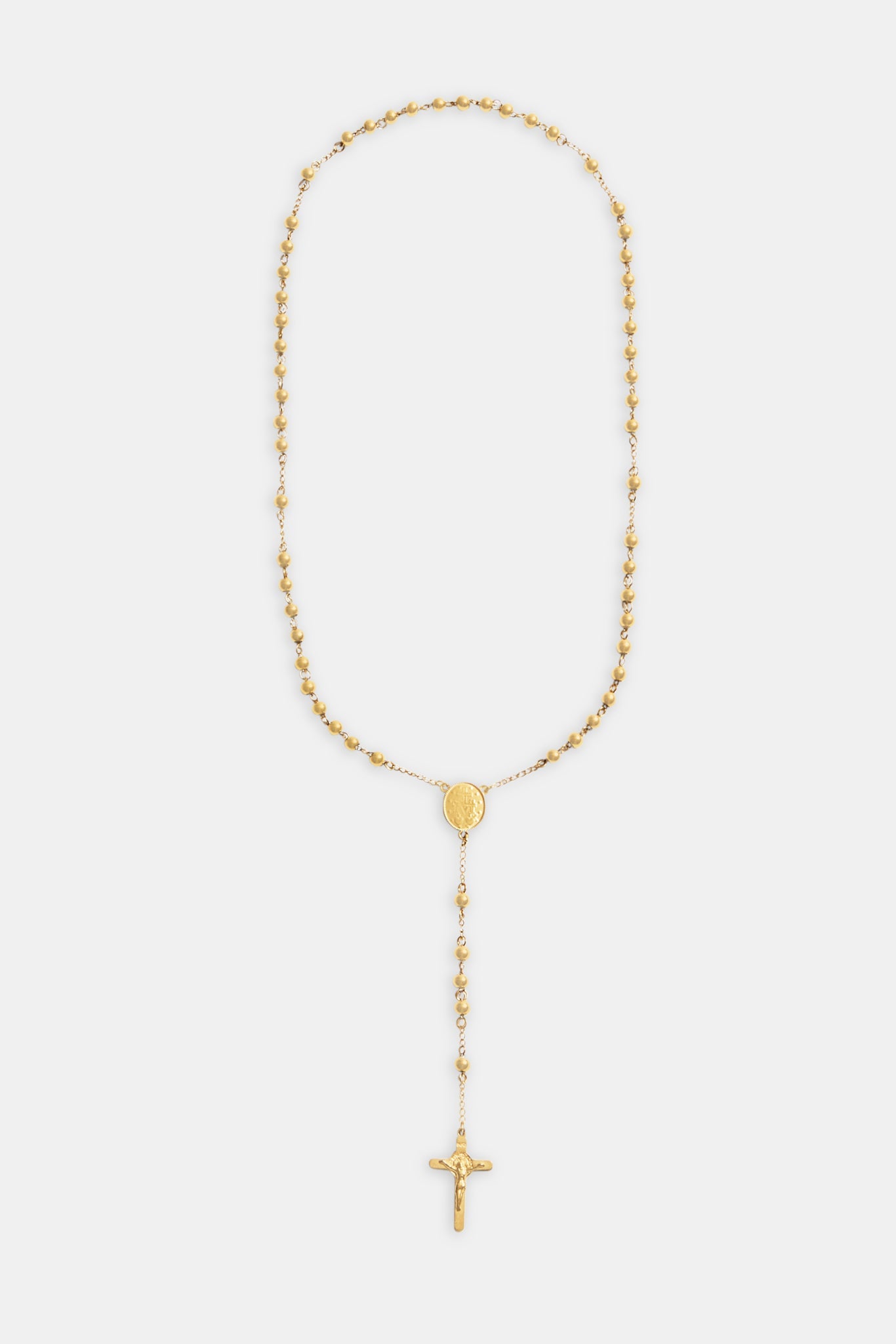 7mm Cross Drop Necklace