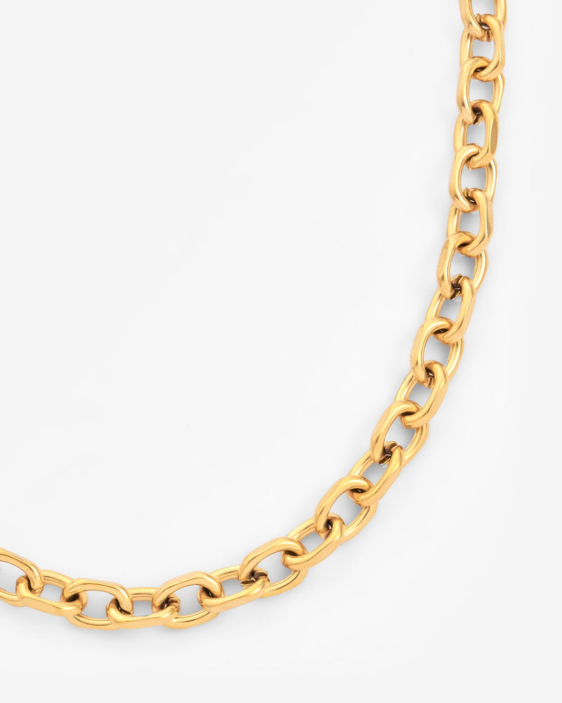 7mm Hermes Link Chain - Gold
