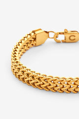 8mm Franco Bracelet - Gold