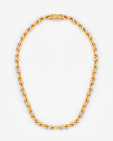 8mm Iced Infinity Chain - Gold