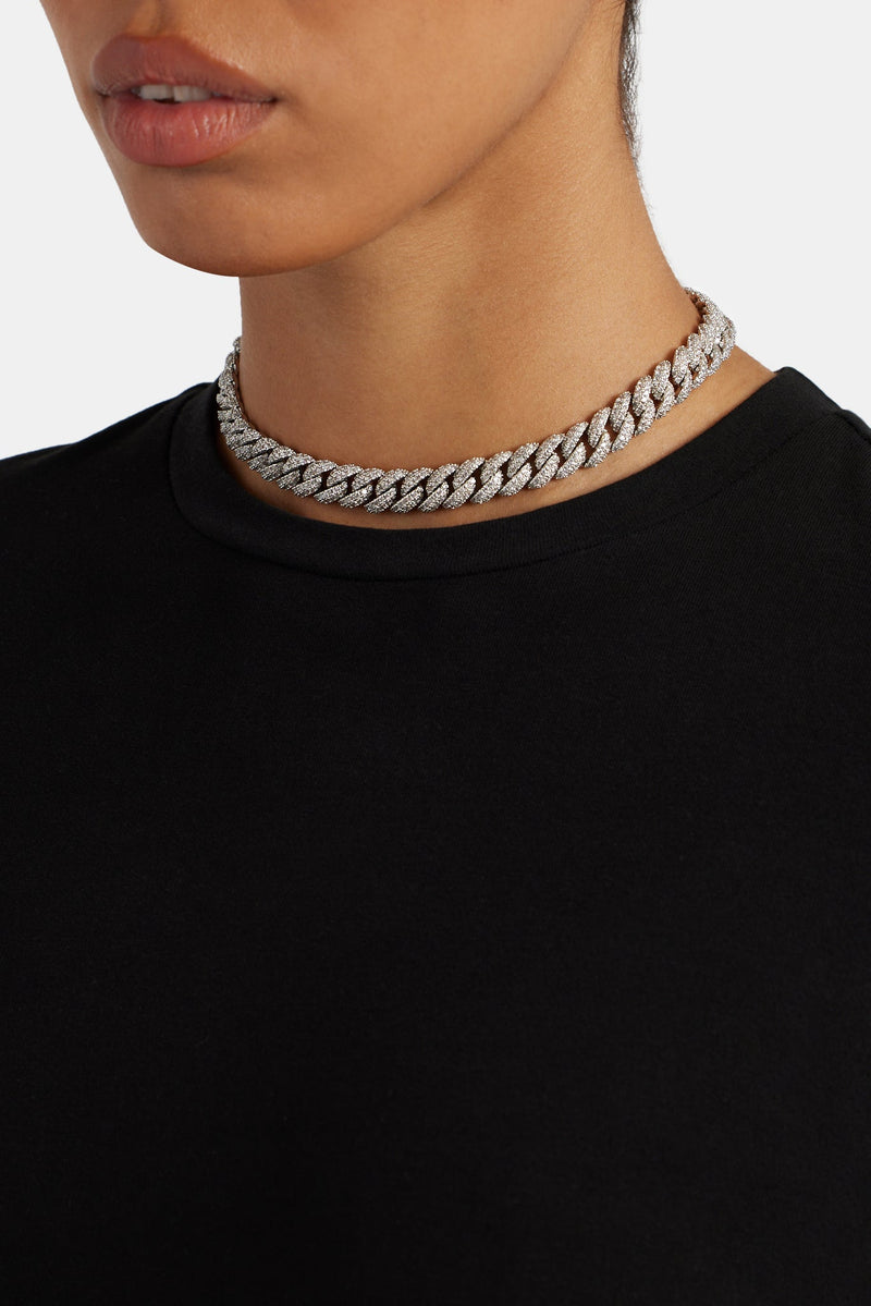 8mm Iced Out Cuban Choker