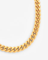 8mm Miami Cuban Link Chain - Gold