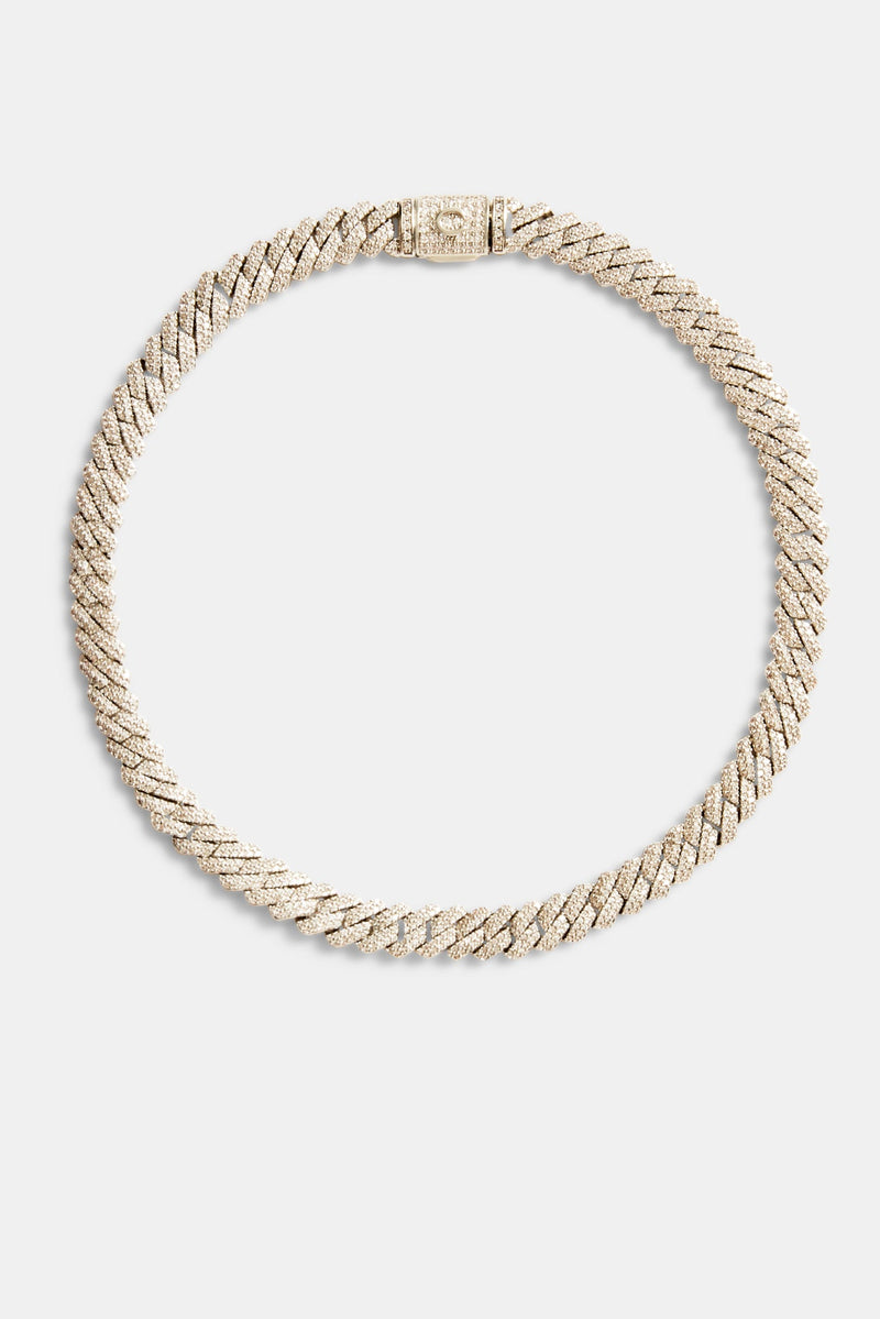 8mm Prong Cuban Chain Choker