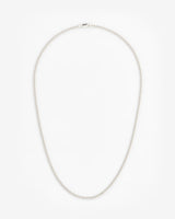 925 3mm Cuban Chain - Silver