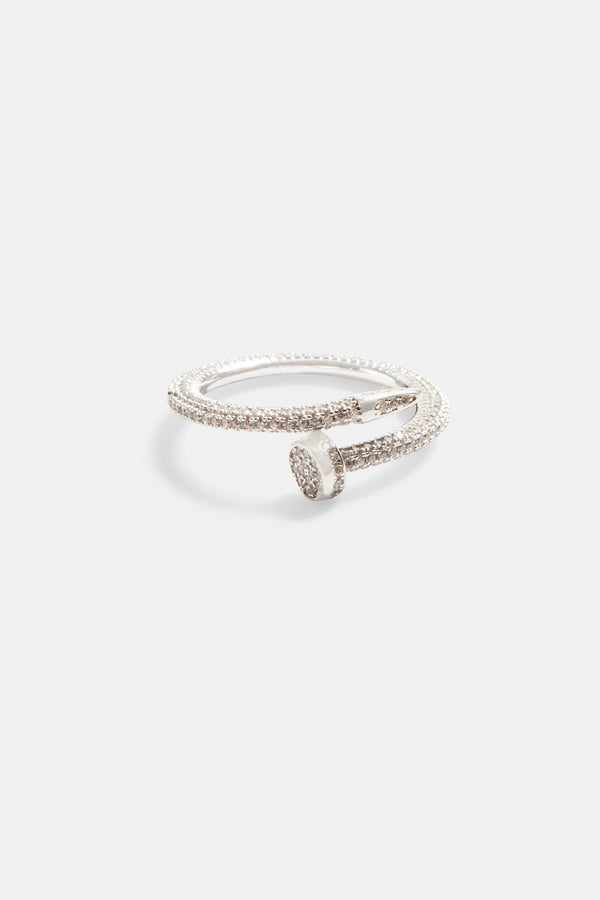 925 3mm CZ Pave Ring