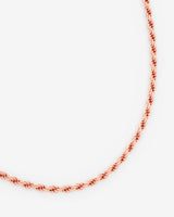 925 3mm Rope Chain - Rose Gold