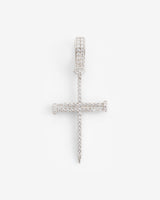 Iced Nail Cross Pendant