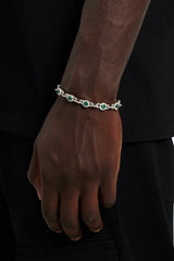 9mm Green Centre Link Bracelet