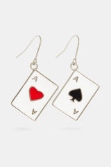 Ace Card Drop Earrings