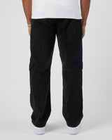 Cord Cargo Trouser - Black