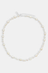 Baroque Freshwater Pearl Necklace - White