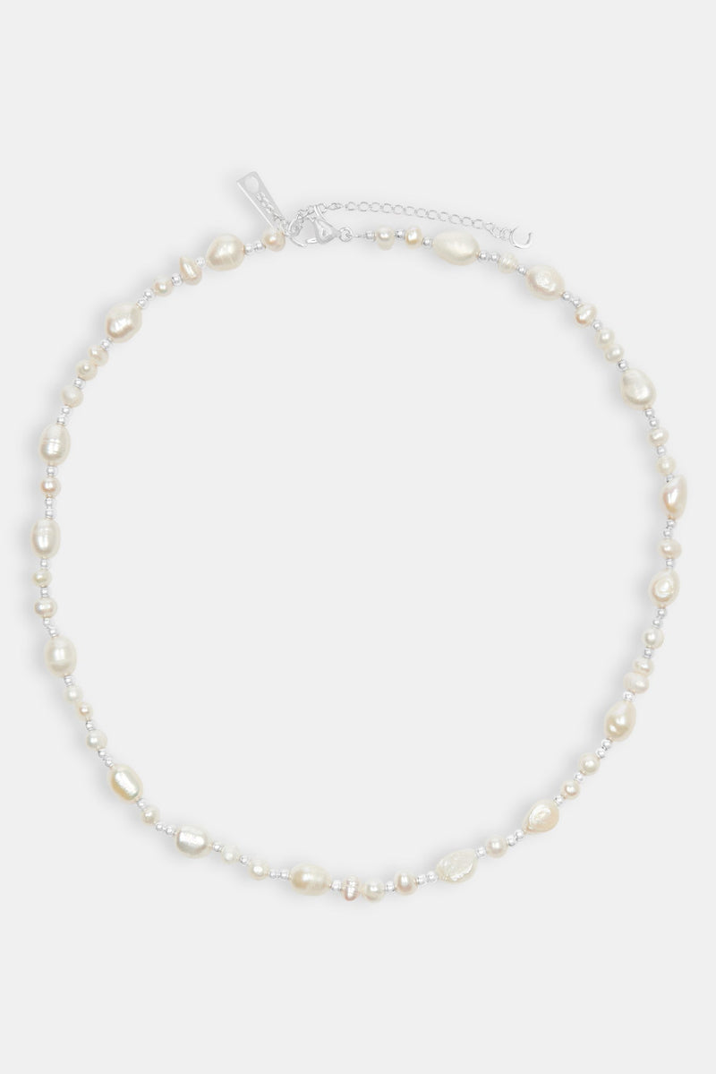 Baroque Freshwater Pearl Necklace - White