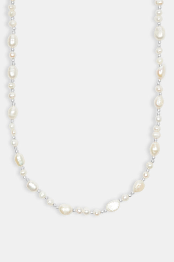 Baroque Freshwater Pearl Necklace - White