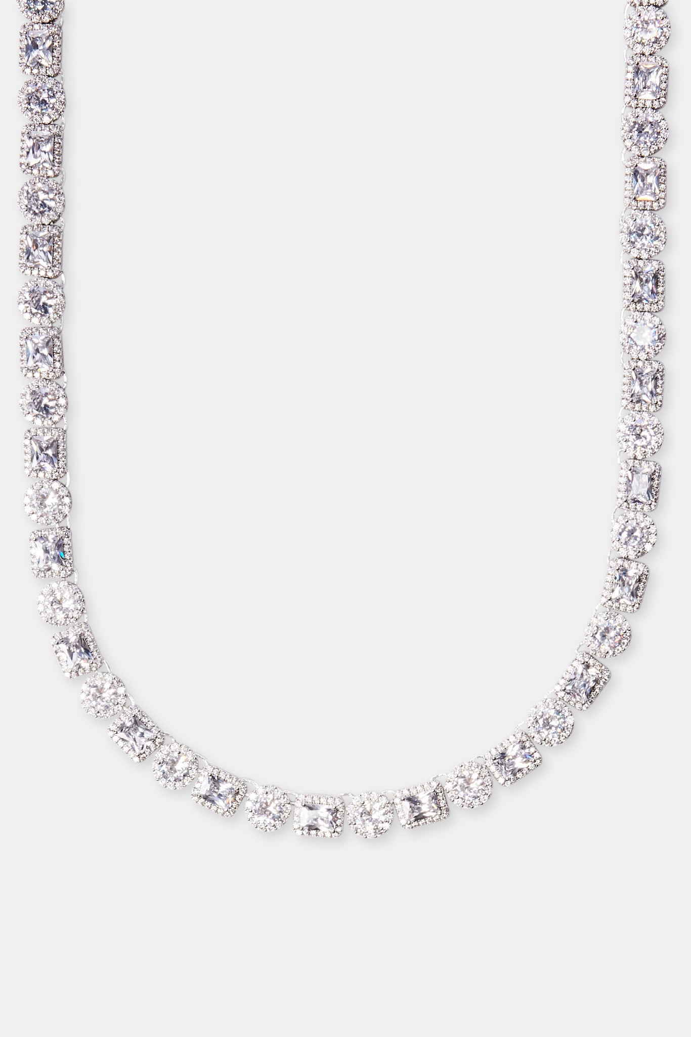 Iced Mixed Shape Tennis Chain