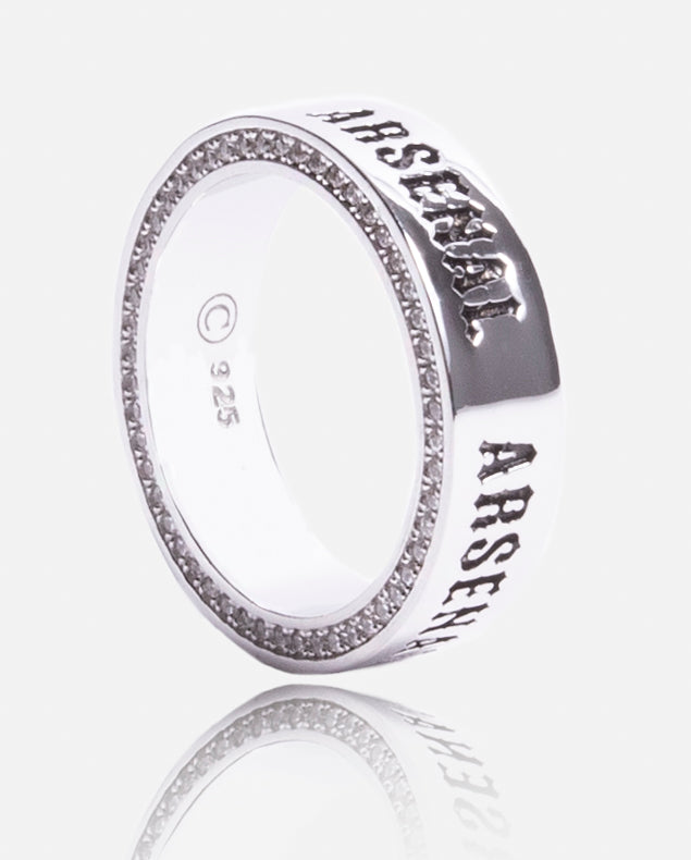 Official Arsenal Iced Band Ring