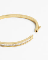 Baguette Bangle - Gold