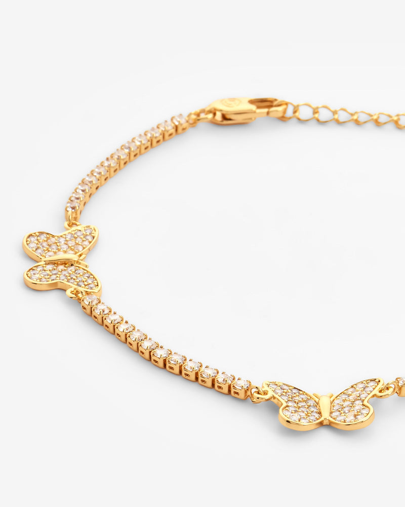 Butterfly Anklet - Gold