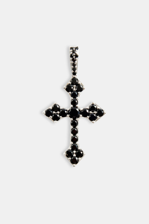 Black Iced Celtic Cross Pendant