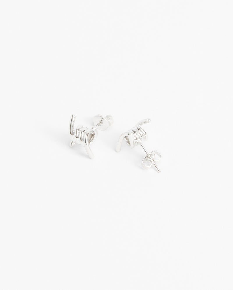 Barbed Wire Stud Earrings