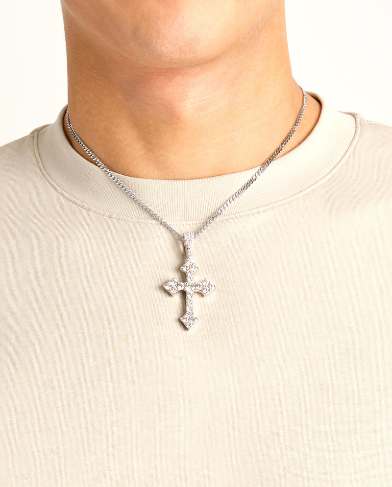 Iced Celtic Cross Pendant