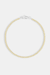 Micro Tennis Bracelet Lemon - White 2.5mm