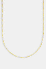 Micro Tennis Chain Lemon - White 2.5mm