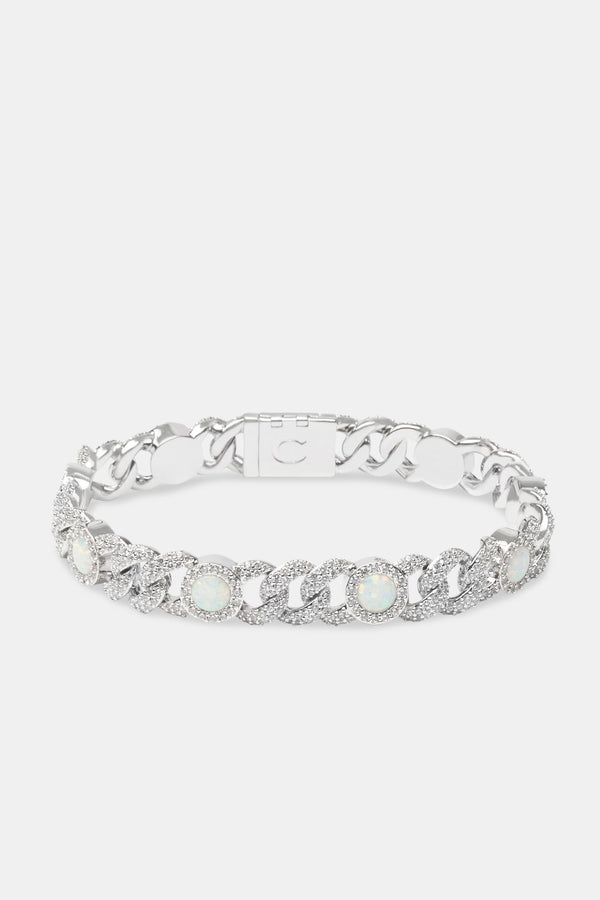 Opal Iced Cuban Bracelet