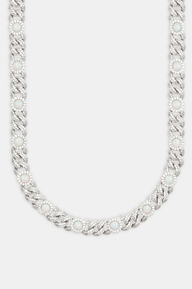 Opal Iced Cuban Chain