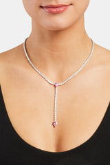 Pear Drop Chain - White