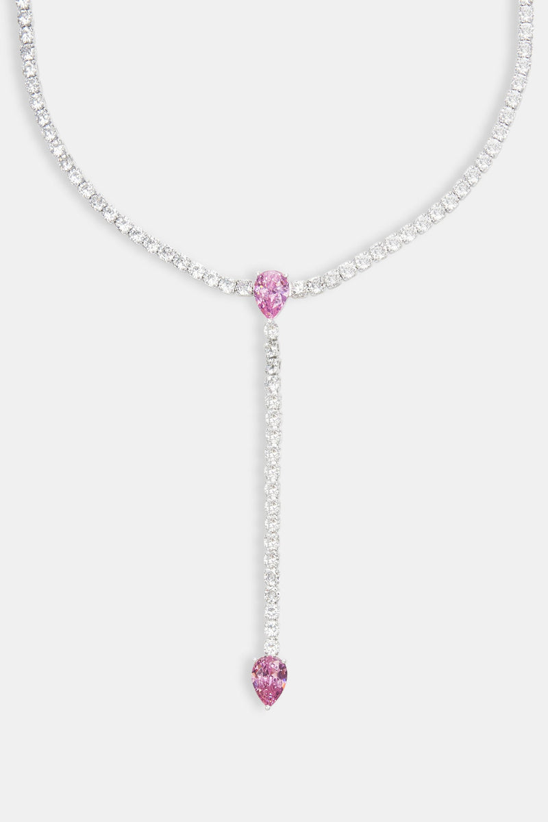 Pear Drop Chain - White