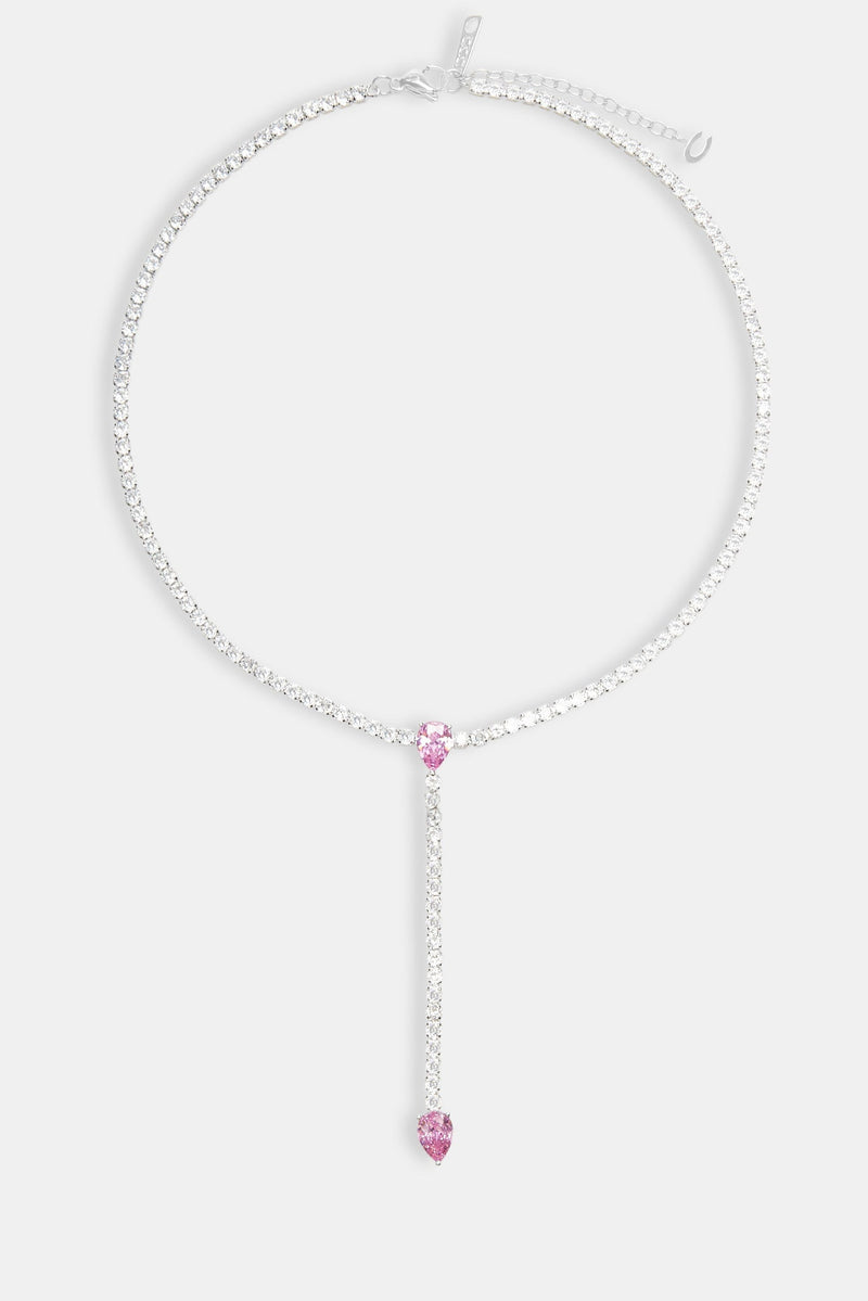 Pear Drop Chain - White